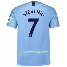 Manchester City Dres Sterling 7 Domaći 2018/19 Kratkih Rukava